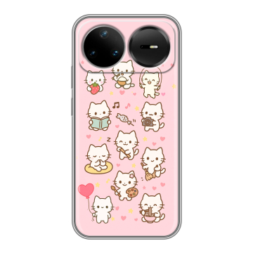 Силиконовый чехол на Huawei Nova 15 Pro с принтом Hello Kitty Хелоу Кити Силиконовый чехол на Huawei Nova 15 Pro с принтом Hello Kitty Хелоу Кити