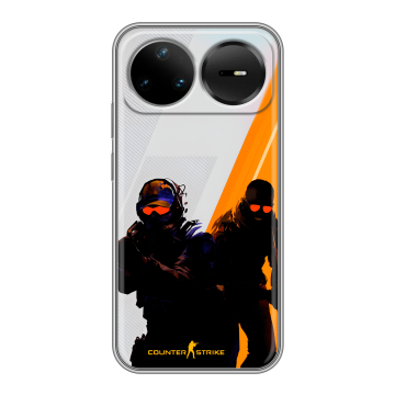 Силиконовый чехол на Huawei Nova 15 Pro с принтом Контер страйк Counter strike