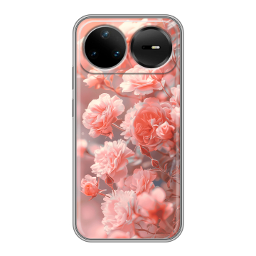 Силиконовый чехол на Huawei Nova 15 Pro с принтом Розы цветы Силиконовый чехол на Huawei Nova 15 Pro с принтом Розы цветы