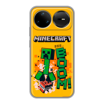 Силиконовый чехол на Huawei Nova 15 Pro с принтом Майнкрафт Minecraft Силиконовый чехол на Huawei Nova 15 Pro с принтом Майнкрафт Minecraft
