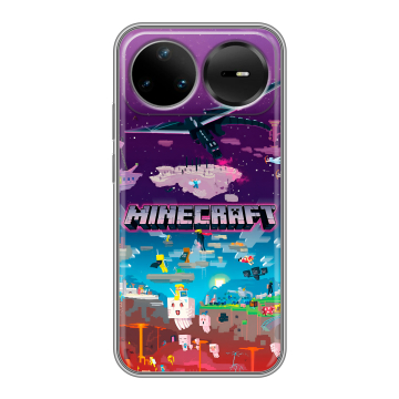 Силиконовый чехол на Huawei Nova 15 Pro с принтом Майнкрафт Minecraft Силиконовый чехол на Huawei Nova 15 Pro с принтом Майнкрафт Minecraft