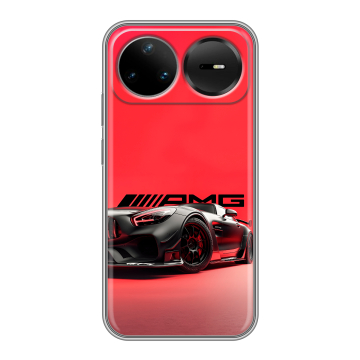 Силиконовый чехол на Huawei Nova 15 Pro с принтом Мерседес Mercedes AMG