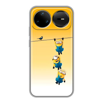 Силиконовый чехол на Huawei Nova 15 Pro с принтом Миньоны Силиконовый чехол на Huawei Nova 15 Pro с принтом Миньоны