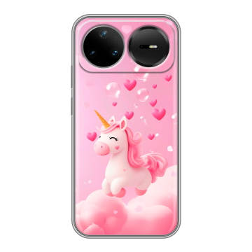 Силиконовый чехол на Huawei Nova 15 Pro с принтом Единорог Силиконовый чехол на Huawei Nova 15 Pro с принтом Единорог