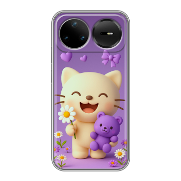 Силиконовый чехол на Huawei Nova 15 Pro с принтом для девочек
