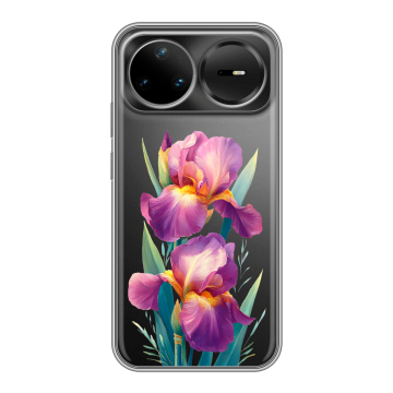 Силиконовый чехол на Huawei Nova 15 Pro с принтом Цветы орхидеи