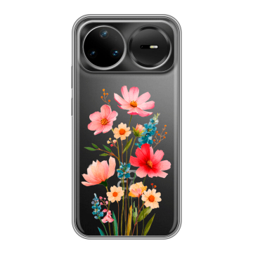 Силиконовый чехол на Huawei Nova 15 Pro с принтом Цветы