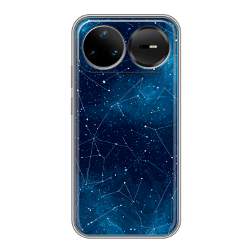 Силиконовый чехол на Huawei Nova 15 Pro с принтом Космос звезды