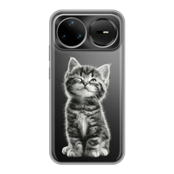 Силиконовый чехол на Huawei Nova 15 Pro с принтом Котенок