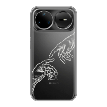 Силиконовый чехол на Huawei Nova 15 Pro с принтом Сотворение мира