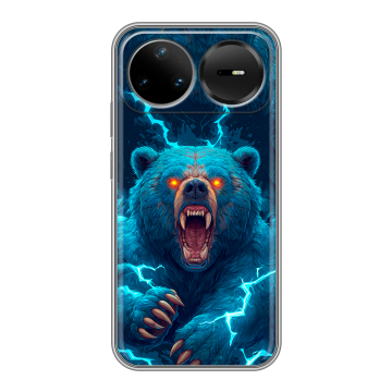 Силиконовый чехол на Huawei Nova 15 Pro с принтом Медведь