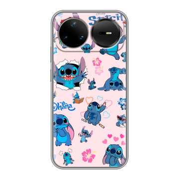 Силиконовый чехол на Huawei Nova 15 Pro с принтом Лило и Стич Силиконовый чехол на Huawei Nova 15 Pro с принтом Лило и Стич