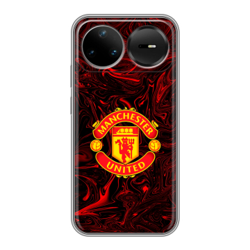 Силиконовый чехол на Huawei Nova 15 Pro с принтом Manchester United Силиконовый чехол на Huawei Nova 15 Pro с принтом Manchester United