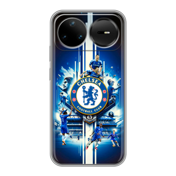 Силиконовый чехол на Huawei Nova 15 Pro с принтом Chelsea Челси Силиконовый чехол на Huawei Nova 15 Pro с принтом Chelsea Челси