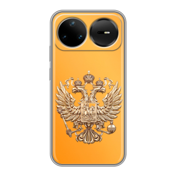 Силиконовый чехол на Huawei Nova 15 Pro с принтом Герб Флаг России Силиконовый чехол на Huawei Nova 15 Pro с принтом Герб Флаг России
