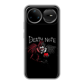 Силиконовый чехол на Huawei Nova 15 Pro с принтом Death note Тетрадь смерти