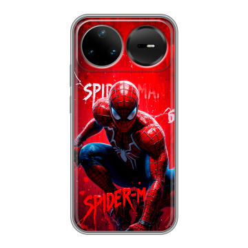 Силиконовый чехол на Huawei Nova 15 Pro с принтом Spiderman Человек паук