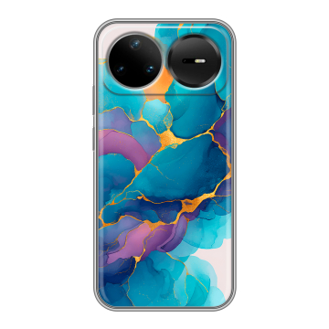 Силиконовый чехол на Huawei Nova 15 Pro с принтом Мрамор блестки Силиконовый чехол на Huawei Nova 15 Pro с принтом Мрамор блестки