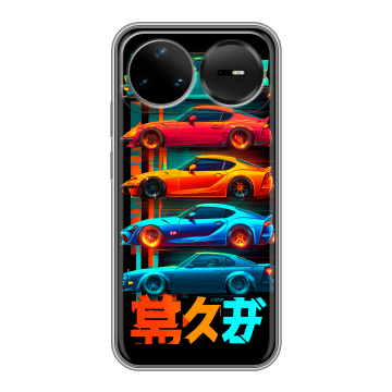 Силиконовый чехол на Huawei Nova 15 Pro с принтом машины тачки Силиконовый чехол на Huawei Nova 15 Pro с принтом машины тачки