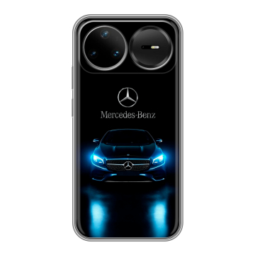 Силиконовый чехол на Huawei Nova 15 Pro с принтом Mercedes Мерседес