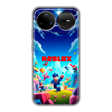 Силиконовый чехол на Huawei Nova 15 Pro с принтом Roblox Роблокс
