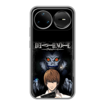 Силиконовый чехол на Huawei Nova 15 Pro с принтом Death note Тетрадь смерти Силиконовый чехол на Huawei Nova 15 Pro с принтом Death note Тетрадь смерти