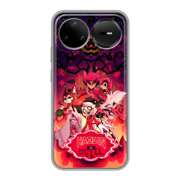 Силиконовый чехол на Huawei Nova 15 Pro с принтом Hazbin Hotel Отель Хазбин Силиконовый чехол на Huawei Nova 15 Pro с принтом Hazbin Hotel Отель Хазбин