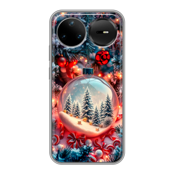 Силиконовый чехол на Huawei Nova 15 Pro с принтом Новый год Силиконовый чехол на Huawei Nova 15 Pro с принтом Новый год