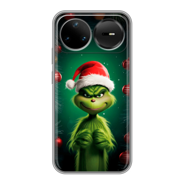 Силиконовый чехол на Huawei Nova 15 Pro с принтом Гринч Новый год Рождество Силиконовый чехол на Huawei Nova 15 Pro с принтом Гринч Новый год Рождество