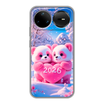 Силиконовый чехол на Huawei Nova 15 Pro с принтом Новый год Силиконовый чехол на Huawei Nova 15 Pro с принтом Новый год