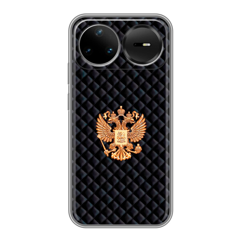 Силиконовый чехол на Huawei Nova 15 Pro с принтом Герб России принт Силиконовый чехол на Huawei Nova 15 Pro с принтом Герб России принт