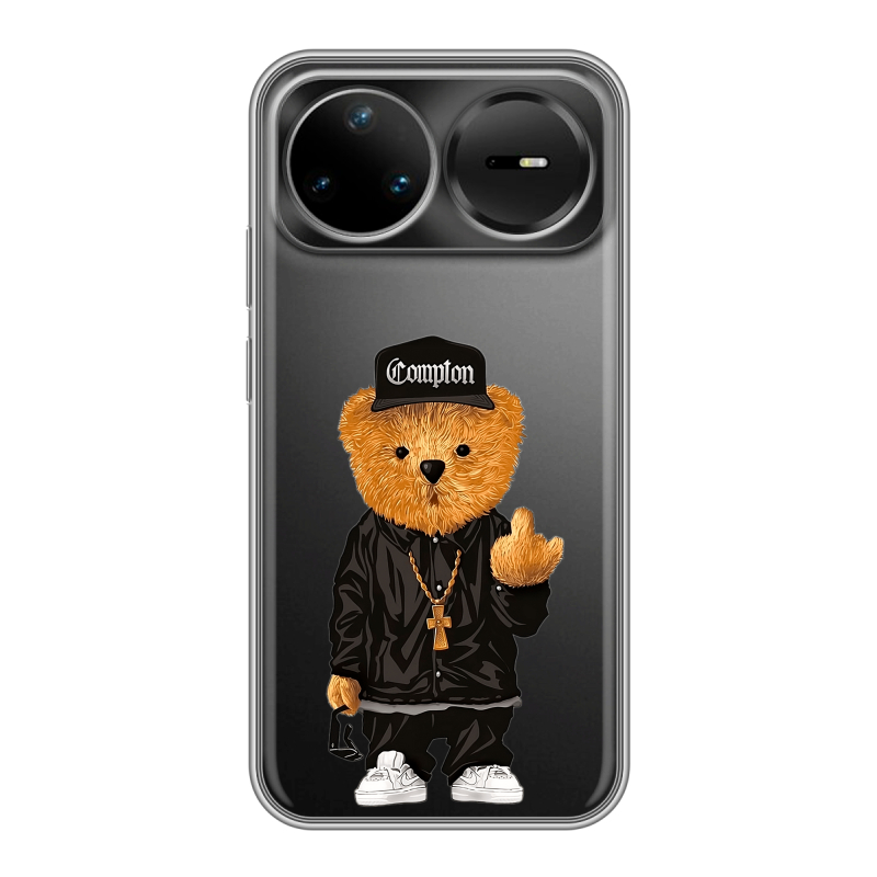 Силиконовый чехол на Huawei Nova 15 Pro с принтом Плюшевый медведь Силиконовый чехол на Huawei Nova 15 Pro с принтом Плюшевый медведь