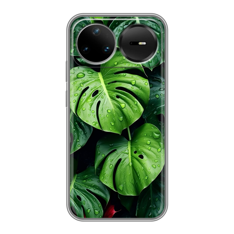 Силиконовый чехол на Huawei Nova 15 Pro с принтом Листья Силиконовый чехол на Huawei Nova 15 Pro с принтом Листья