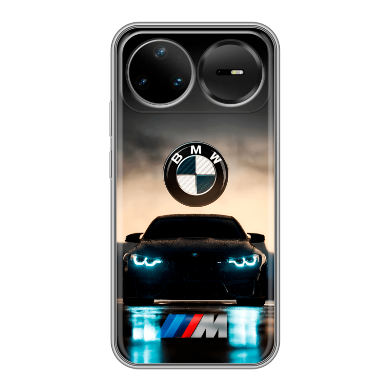 Силиконовый чехол на Huawei Nova 15 Pro с принтом БМВ BMW Силиконовый чехол на Huawei Nova 15 Pro с принтом БМВ BMW