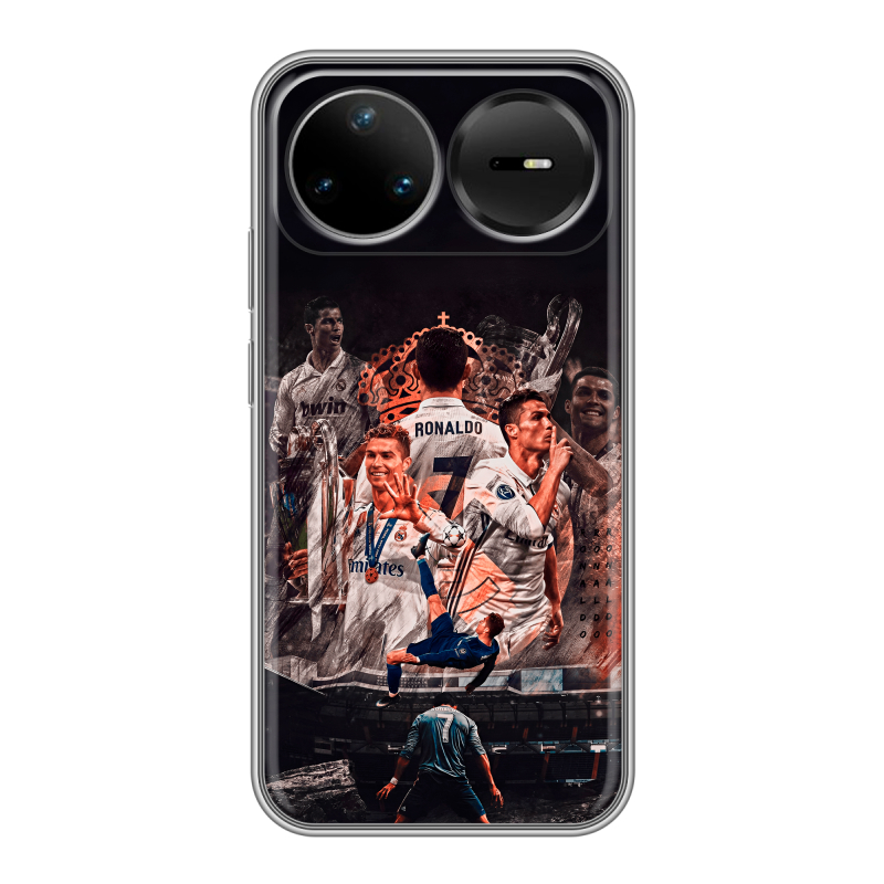 Силиконовый чехол на Huawei Nova 15 Pro с принтом Реал Роналдо Real Ronaldo Силиконовый чехол на Huawei Nova 15 Pro с принтом Реал Роналдо Real Ronaldo