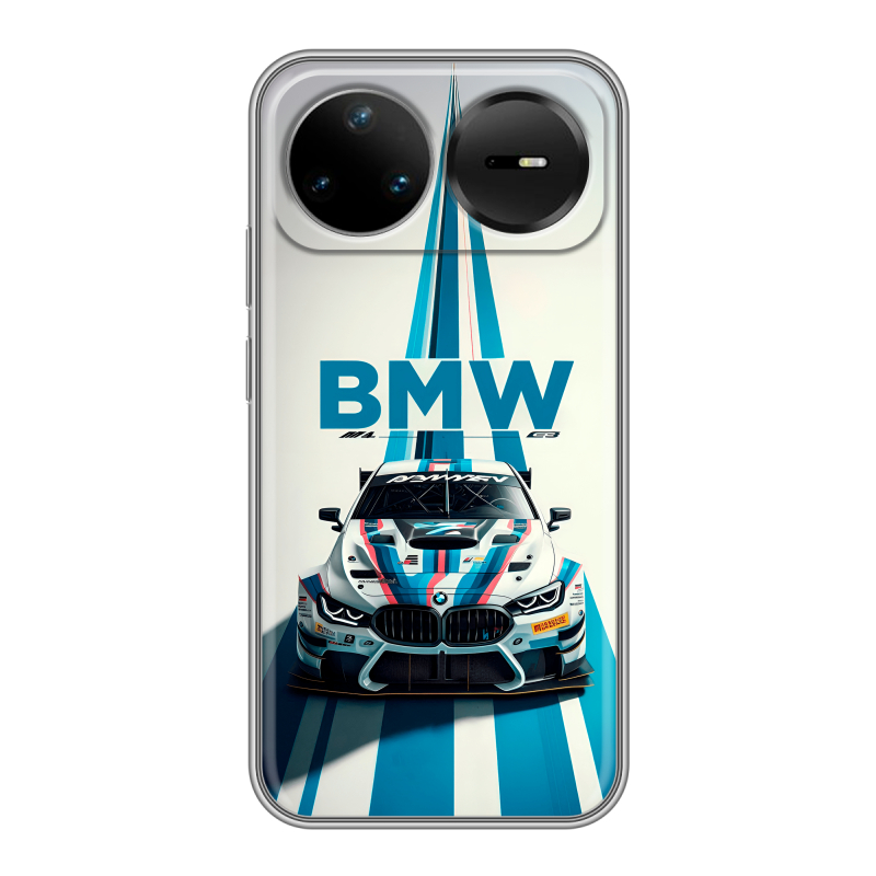 Силиконовый чехол на Huawei Nova 15 Pro с принтом БМВ BMW Силиконовый чехол на Huawei Nova 15 Pro с принтом БМВ BMW
