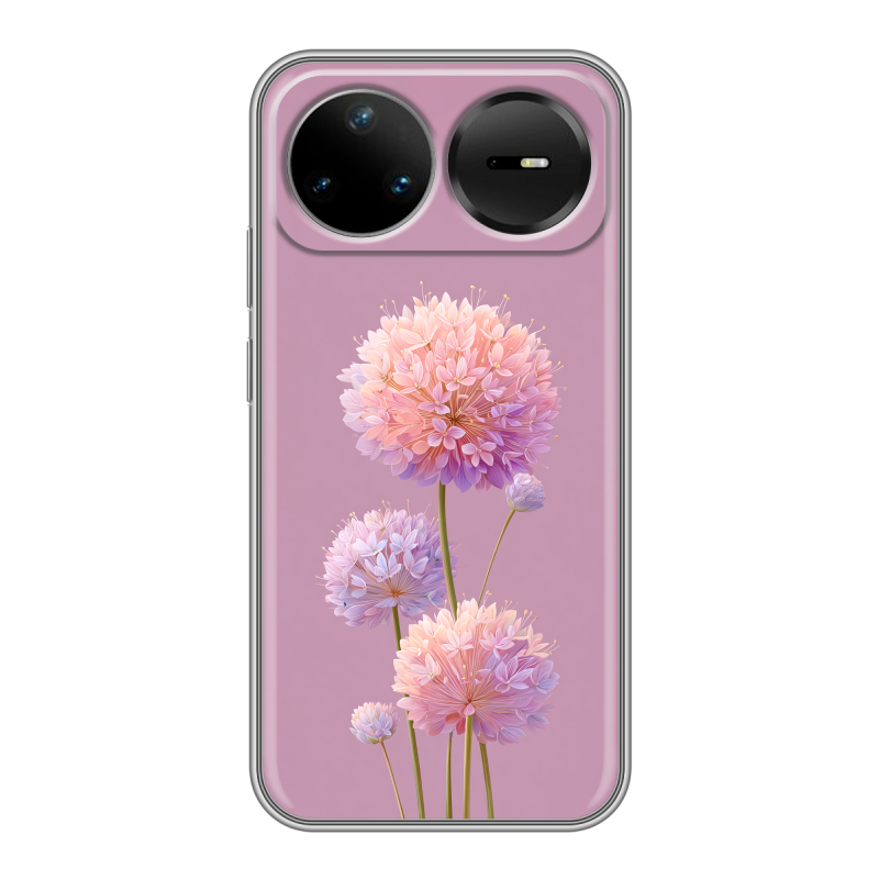 Силиконовый чехол на Huawei Nova 15 Pro с принтом Цветы Силиконовый чехол на Huawei Nova 15 Pro с принтом Цветы