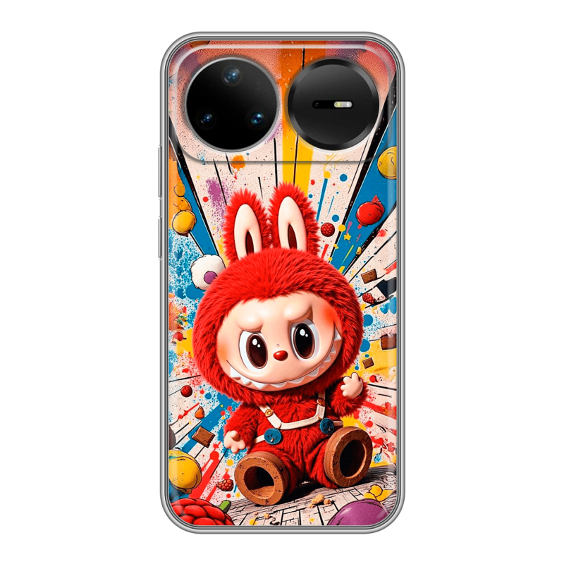 Силиконовый чехол на Huawei Nova 15 Pro с принтом Labubu Лабубу Силиконовый чехол на Huawei Nova 15 Pro с принтом Labubu Лабубу