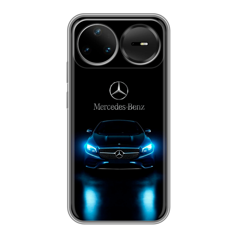 Силиконовый чехол на Huawei Nova 15 Pro с принтом Mercedes Мерседес Силиконовый чехол на Huawei Nova 15 Pro с принтом Mercedes Мерседес