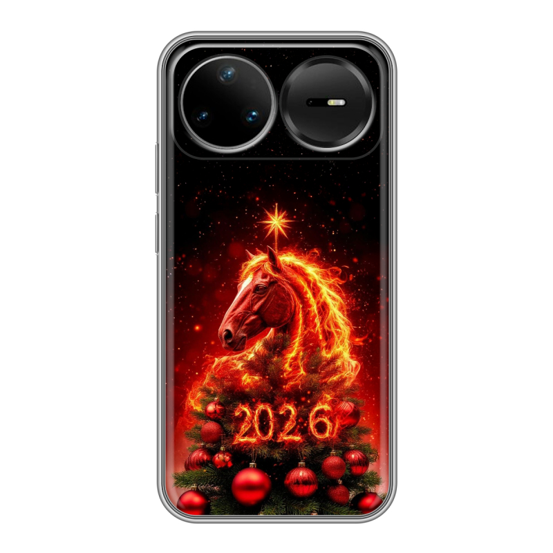 Силиконовый чехол на Huawei Nova 15 Pro с принтом Новый год Силиконовый чехол на Huawei Nova 15 Pro с принтом Новый год