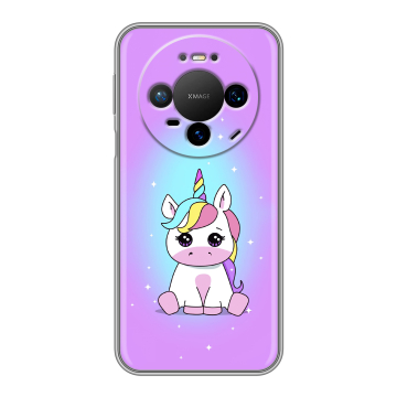 Силиконовый чехол на Huawei Mate 80 Pro с принтом Единорог Силиконовый чехол на Huawei Mate 80 Pro с принтом Единорог