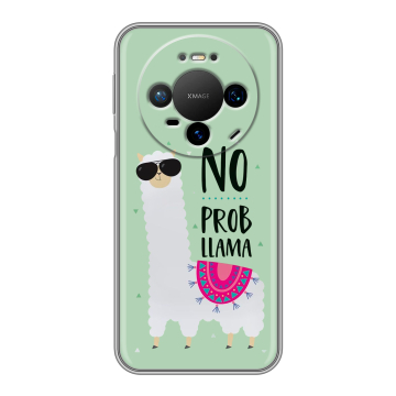 Силиконовый чехол на Huawei Mate 80 Pro с принтом Лама Силиконовый чехол на Huawei Mate 80 Pro с принтом Лама