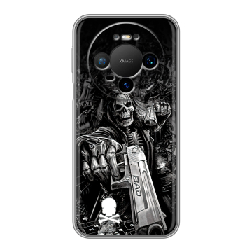 Силиконовый чехол на Huawei Mate 80 Pro с принтом Скелет Силиконовый чехол на Huawei Mate 80 Pro с принтом Скелет