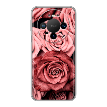Силиконовый чехол на Huawei Mate 80 Pro с принтом Цветы розы Силиконовый чехол на Huawei Mate 80 Pro с принтом Цветы розы
