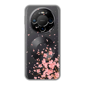 Силиконовый чехол на Huawei Mate 80 Pro с принтом Ветка сакуры Силиконовый чехол на Huawei Mate 80 Pro с принтом Ветка сакуры