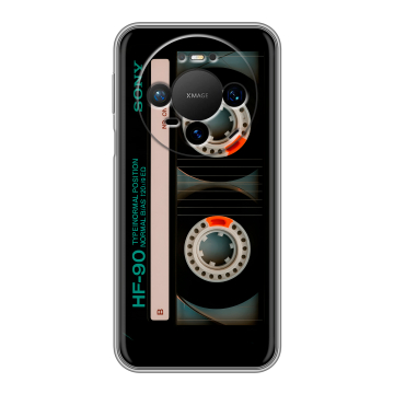 Силиконовый чехол на Huawei Mate 80 Pro с принтом Кассета Силиконовый чехол на Huawei Mate 80 Pro с принтом Кассета