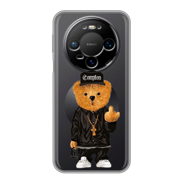 Силиконовый чехол на Huawei Mate 80 Pro с принтом Мишка Силиконовый чехол на Huawei Mate 80 Pro с принтом Мишка