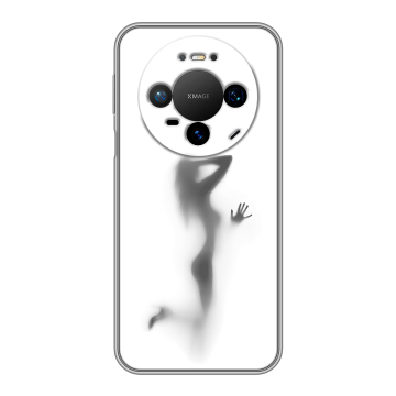 Силиконовый чехол на Huawei Mate 80 Pro с принтом Силуэт