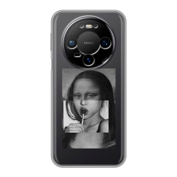 Силиконовый чехол на Huawei Mate 80 Pro с принтом Мона Лиза Силиконовый чехол на Huawei Mate 80 Pro с принтом Мона Лиза
