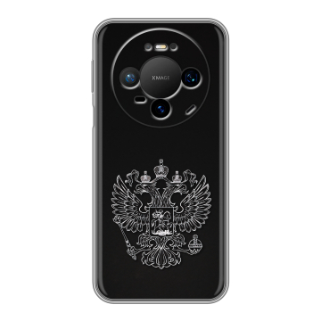 Силиконовый чехол на Huawei Mate 80 Pro с принтом Герб России Силиконовый чехол на Huawei Mate 80 Pro с принтом Герб России